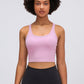 The Sky's The Limit Racer Back Top- Black