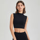 Empower Hour Mock Neck Crop