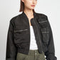 New Aged CROPPED BOMBER JACKET