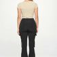 Asana Luxe High-Waist Flare Cargos