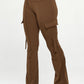 Asana Luxe High-Waist Flare Cargos