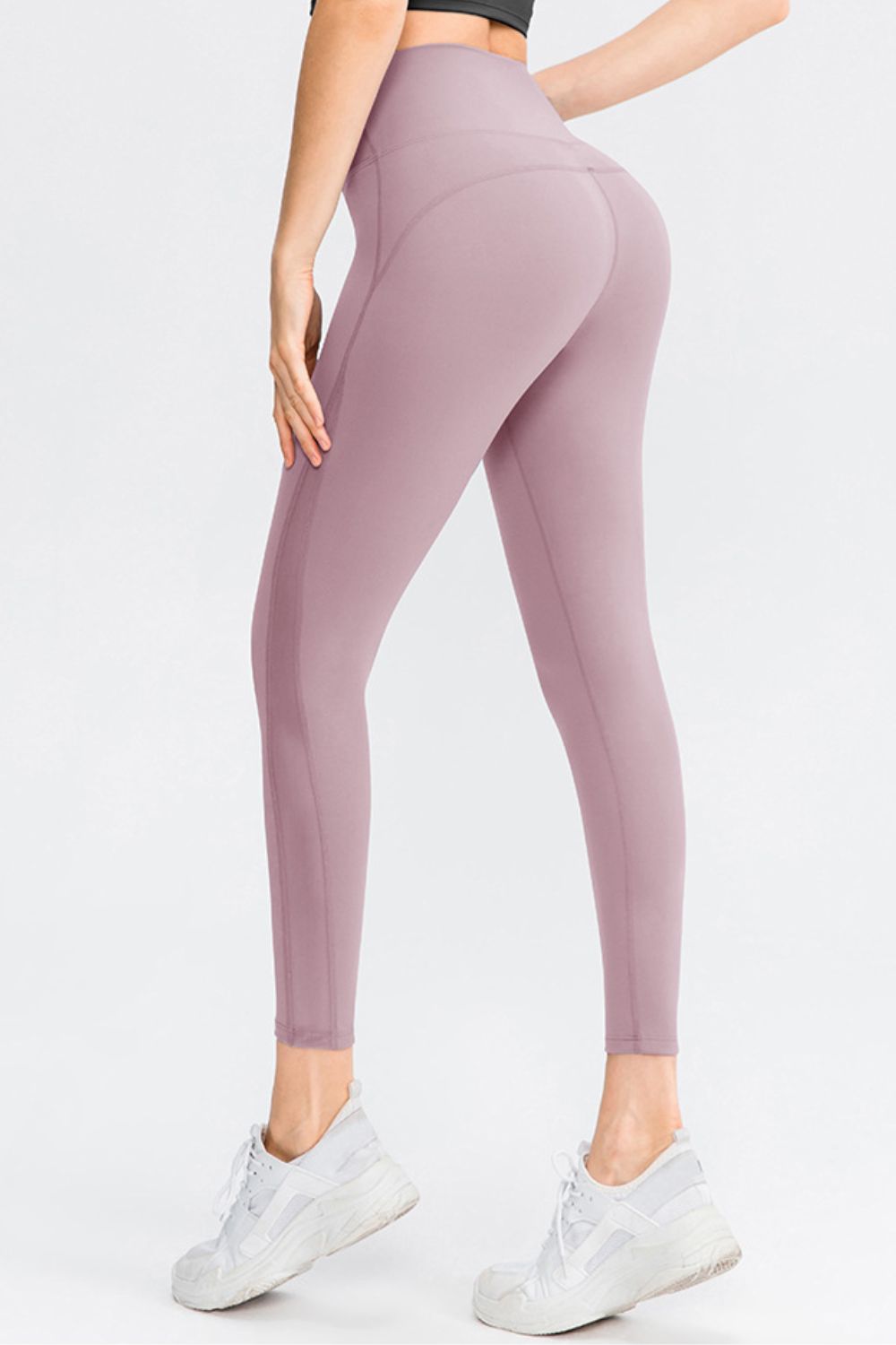 Evolve Essential High-Rise Wide Waistband Leggings - Moss