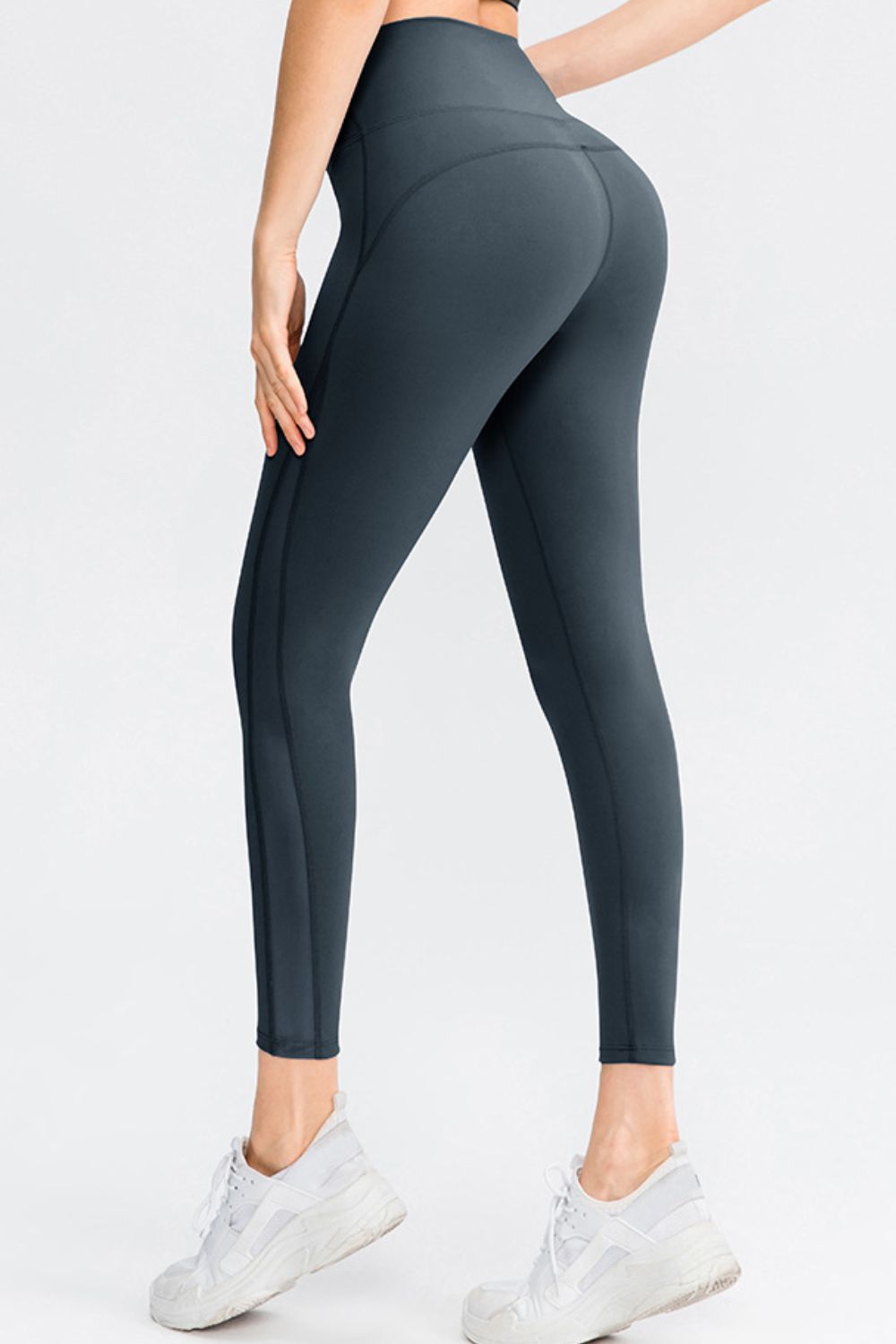 Evolve Essential High-Rise Wide Waistband Leggings - Deep Teal