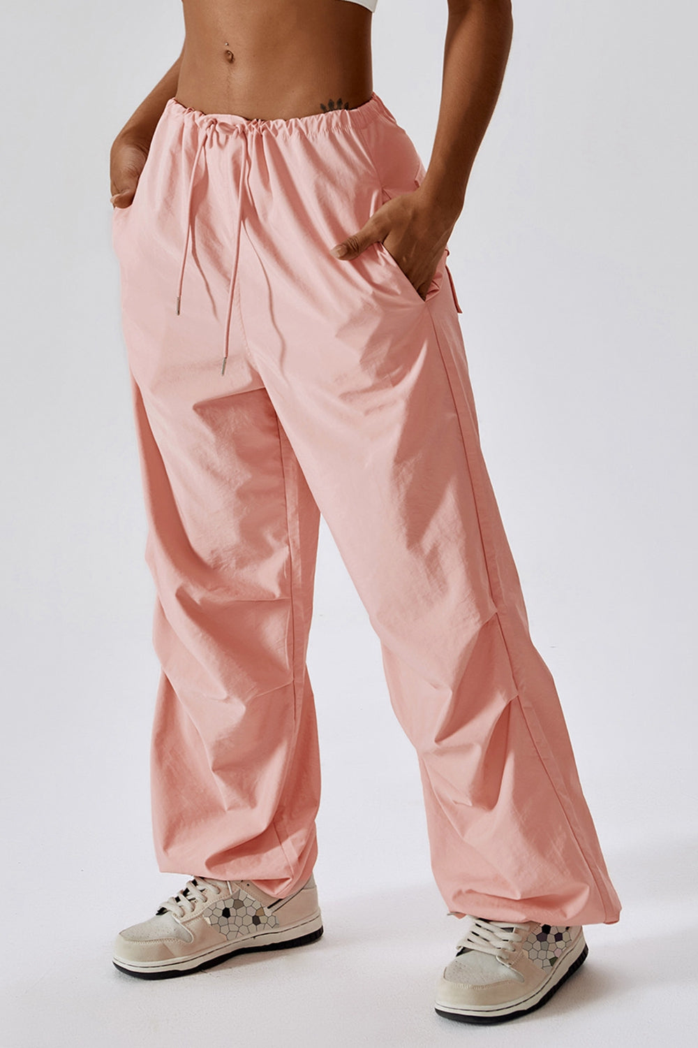 Luxtreme Loose Fit Pants - Peach