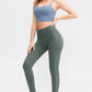 Evolve Essential High-Rise Wide Waistband Leggings - Deep Teal