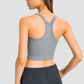 The Sky's The Limit Racer Back Top- Black