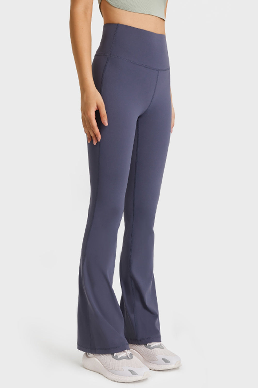 MoveFlare High-Waist Performance Leggings - Navy