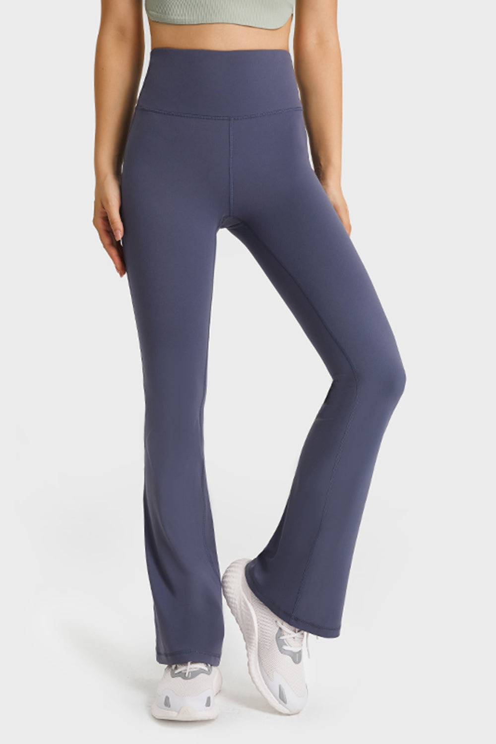 MoveFlare High-Waist Performance Leggings - Navy