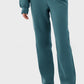 Elevate Lounge High-Rise Fleece Straight Leg Sweats - Biege