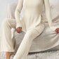 Cozy Ribbed Elegance Two-Piece Set