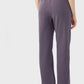 Elevate Lounge High-Rise Fleece Straight Leg Sweats - Biege