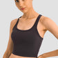 The Sky's The Limit Racer Back Top- Black