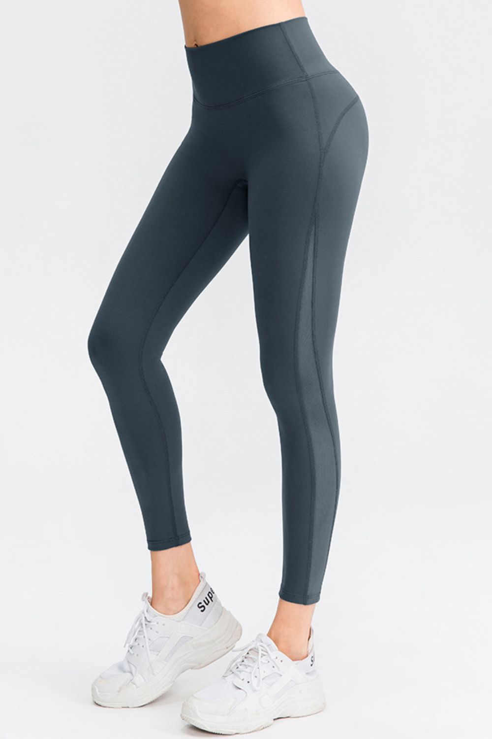 Evolve Essential High-Rise Wide Waistband Leggings - Moss