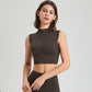 Empower Hour Mock Neck Crop