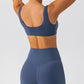 Feel Like Success Sports Bra - The Blue Gray