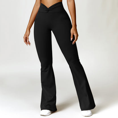 Elevate High-Waist Bell Bottom Fitness Pants