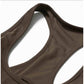 Slim Fitting Love My Future Self One Piece - Brown