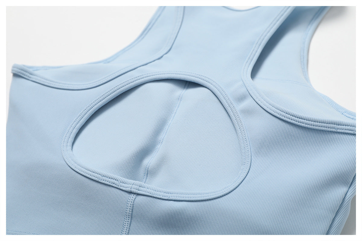 Fits Like A Glove  Sports Bra- Sky Blue