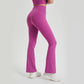 Novu Free Peaches High Waist Bootcut Yoga Pants - Purple