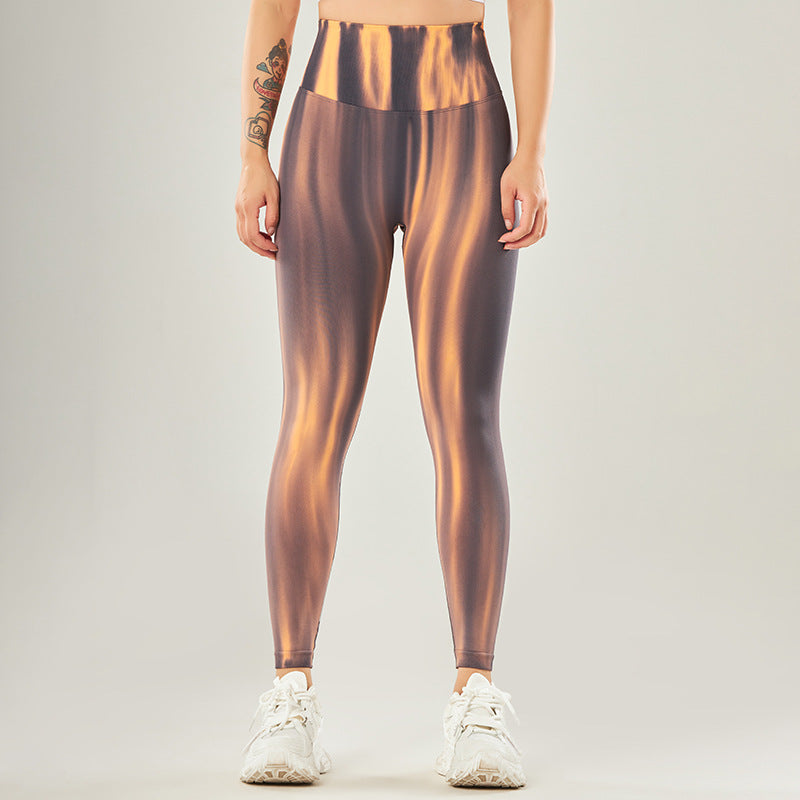 Novu Train Aurora Contour Tights - Brown