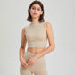 Empower Hour Mock Neck Crop