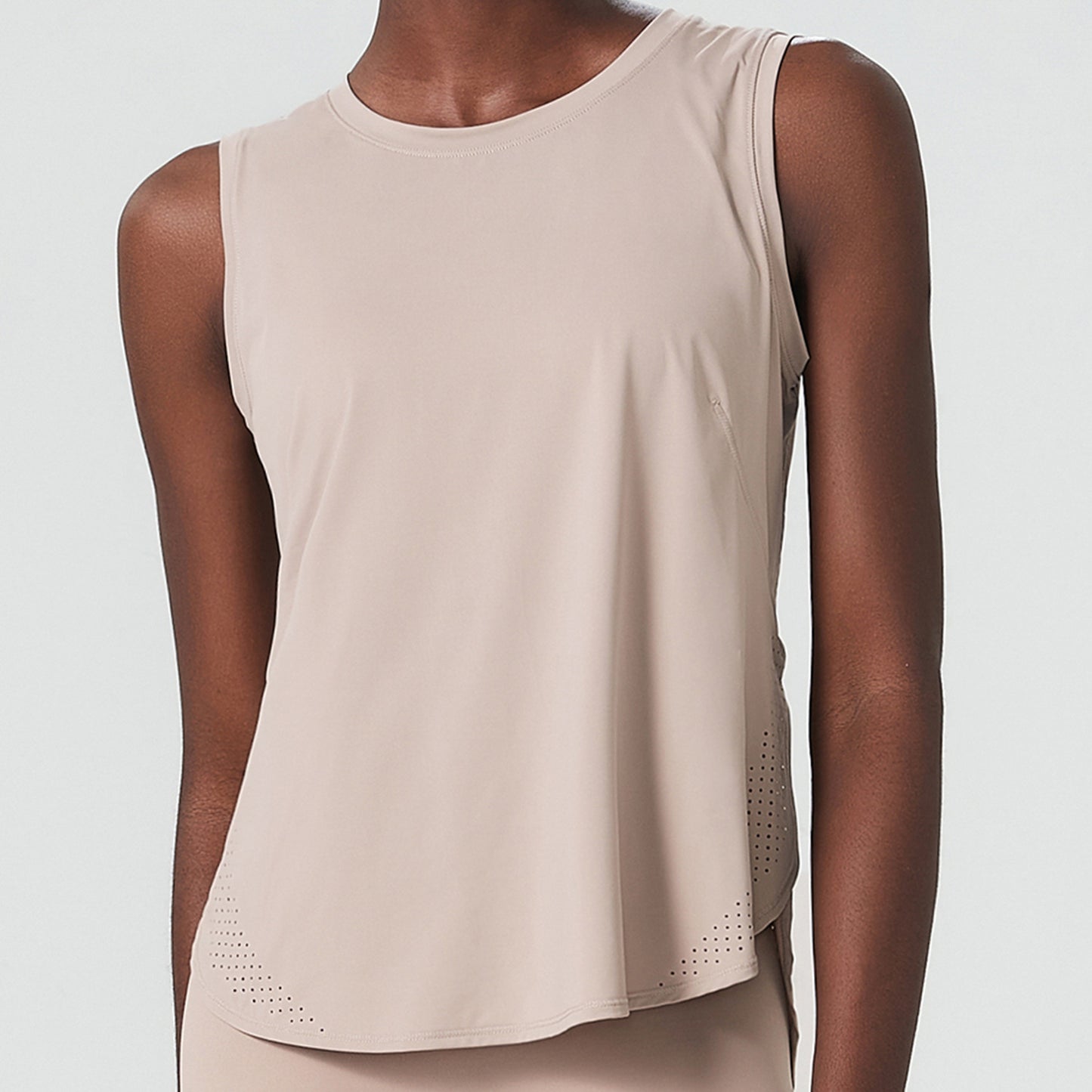 Cold Cover Yoga Top - Milk Oats