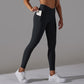 Nothing Else Matters Cross Waist Yoga Pants- Dark Blue