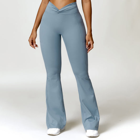 Elevate High-Waist Bell Bottom Fitness Pants