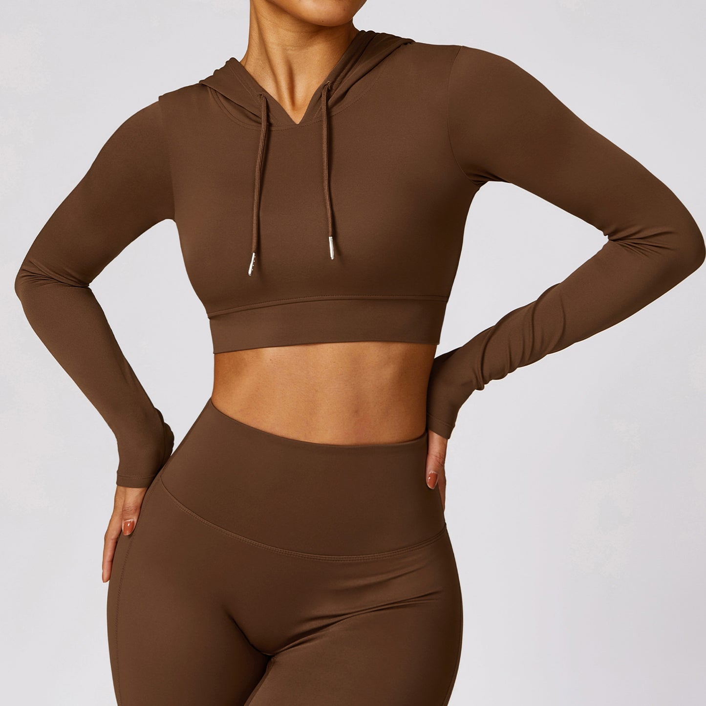 Its Novu Hooded Cropped Top