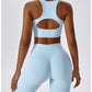 Fits Like A Glove  Sports Bra- Sky Blue