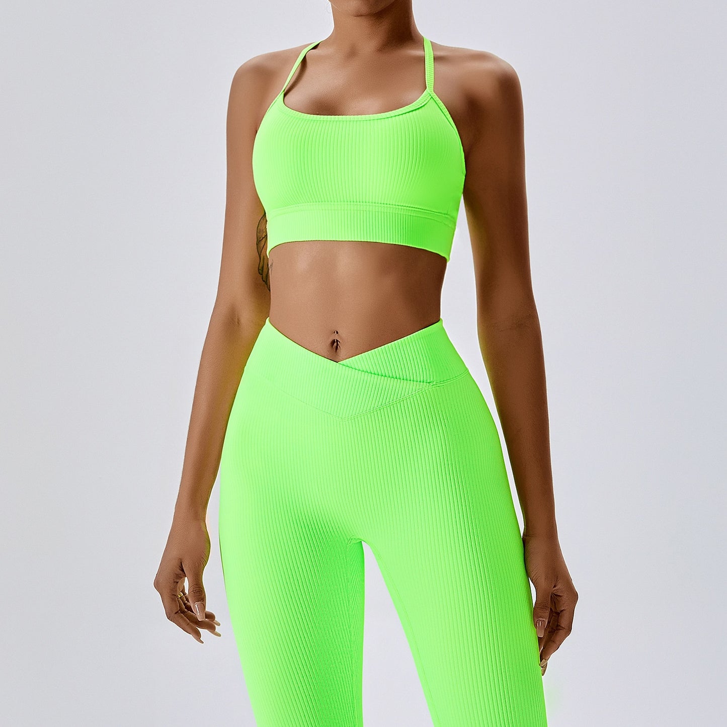 Novu Ribbed Athleisure Set