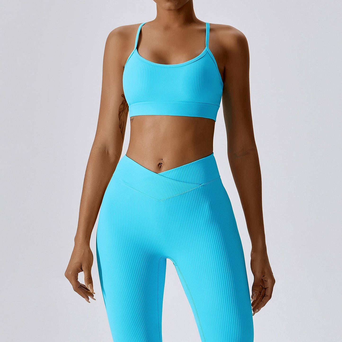 Novu Ribbed Athleisure Set