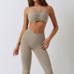 Feels Like Butter Raunched Two Piece Flared Legging Set