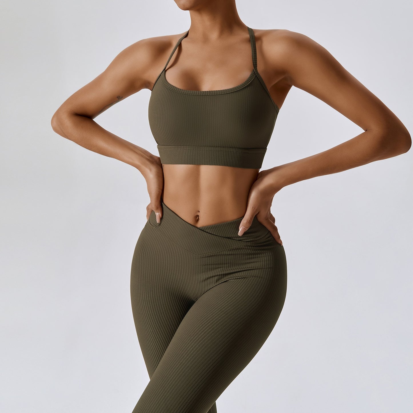 Novu Ribbed Athleisure Set