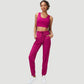 Novu Fit Jogger Set - Red Pink