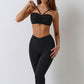 Feels Like Butter Raunched Two Piece Flared Legging Set