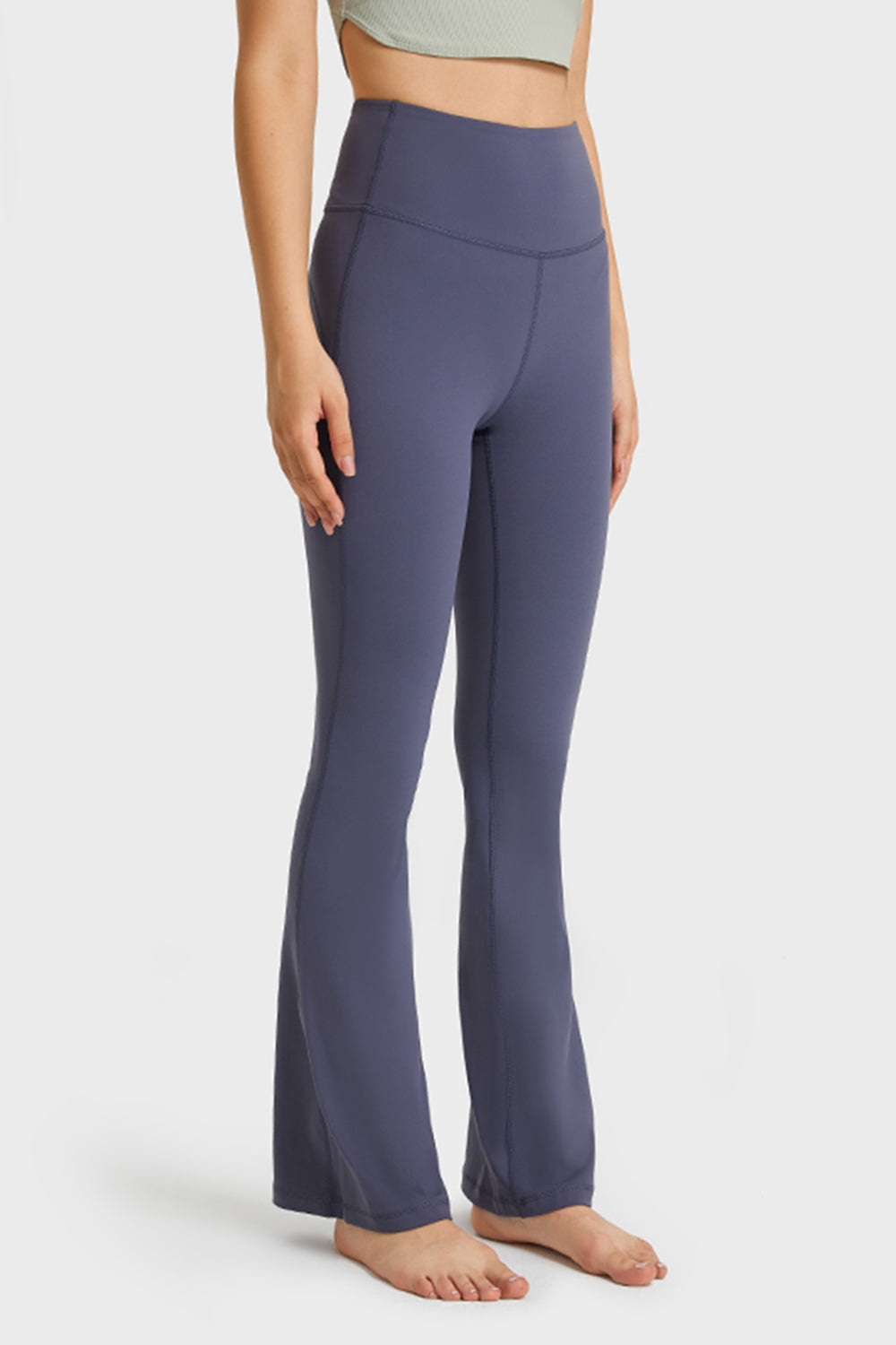 MoveFlare High-Waist Performance Leggings - Navy