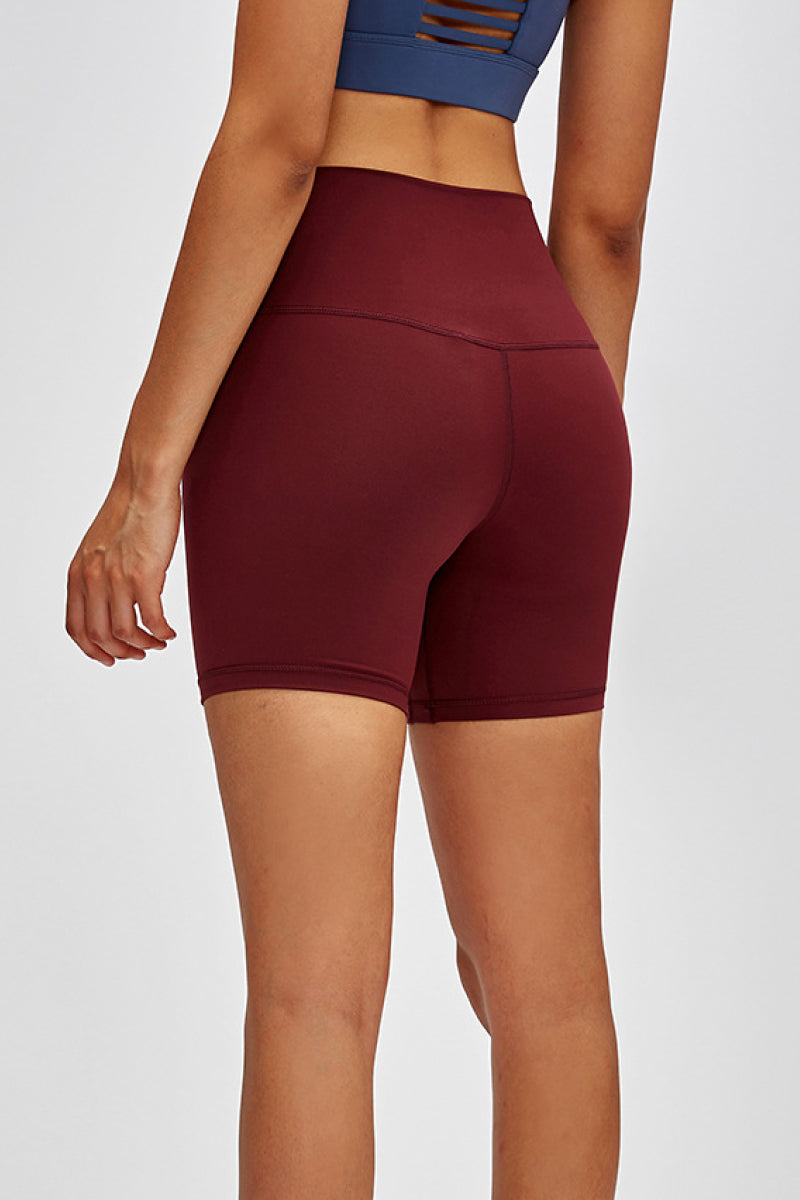 Novu Empower High Waist Short 5' - Wine