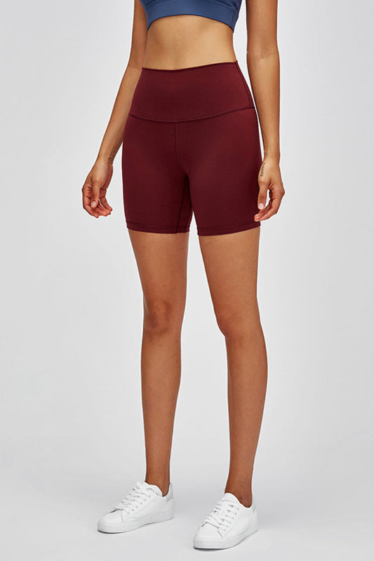 Novu Empower High Waist Short 5' - Wine