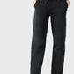 Elevate Lounge High-Rise Fleece Straight Leg Sweats - Biege