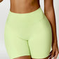 High Waist Active Shorts