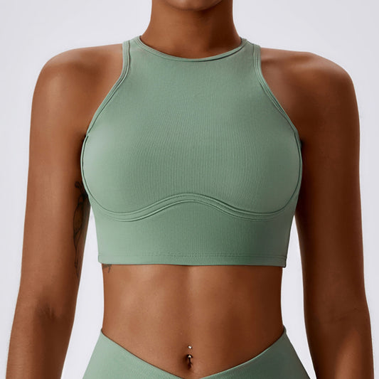 Fits Like A Glove  Sports Bra- Basil Green