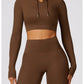 Its Novu Hooded Cropped Top