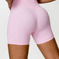 High Waist Active Shorts