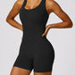 Racerback Cutout Active Romper