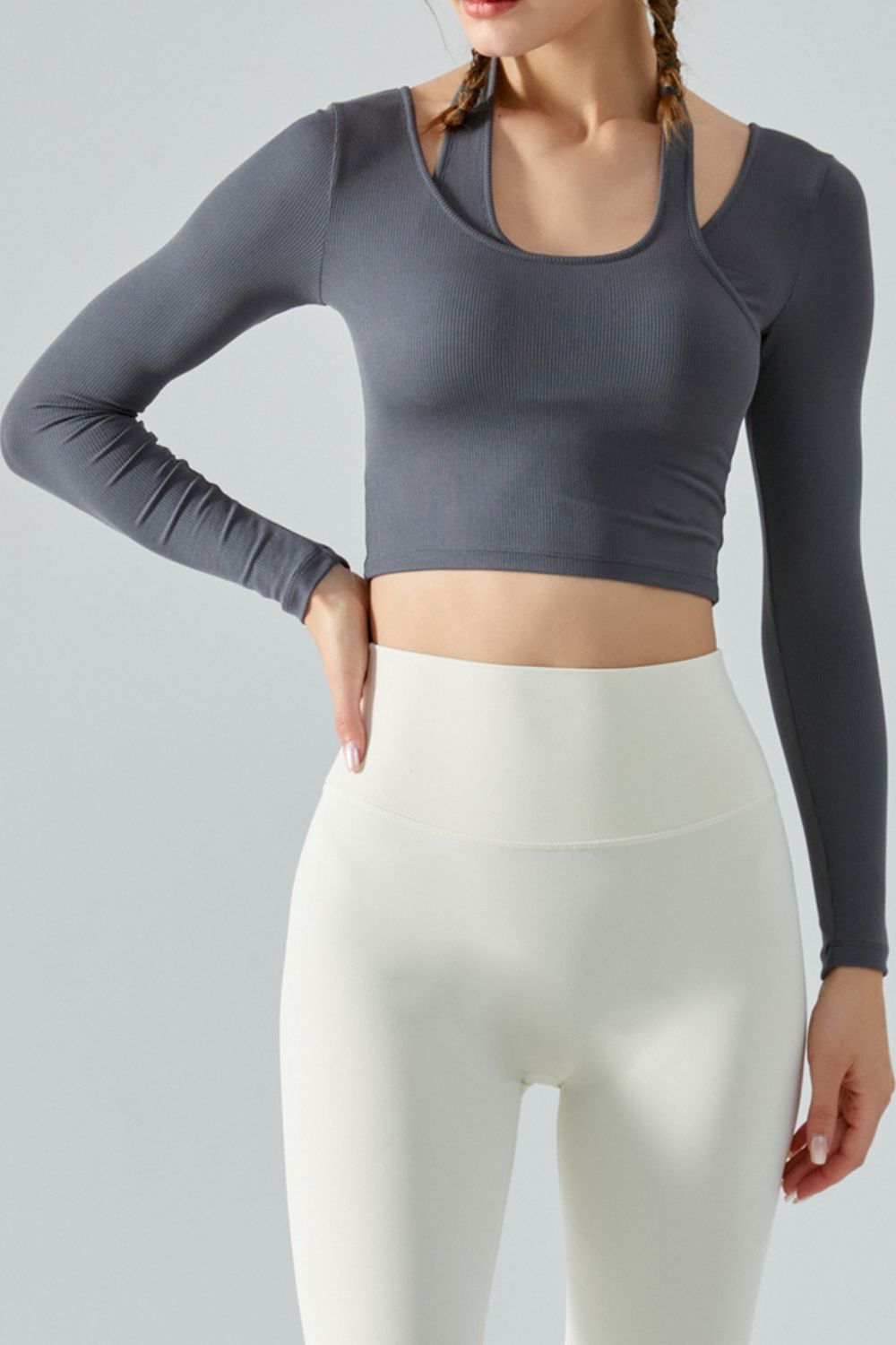 Novu Revive Long Sleeve Halter Top