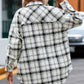 Plaid Dropped Shoulder Flannel Shirt