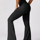 Wide Waistband High Waist Bootcut Pants