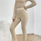 NovuCasual Ribbed V-Neck Long Sleeve Set