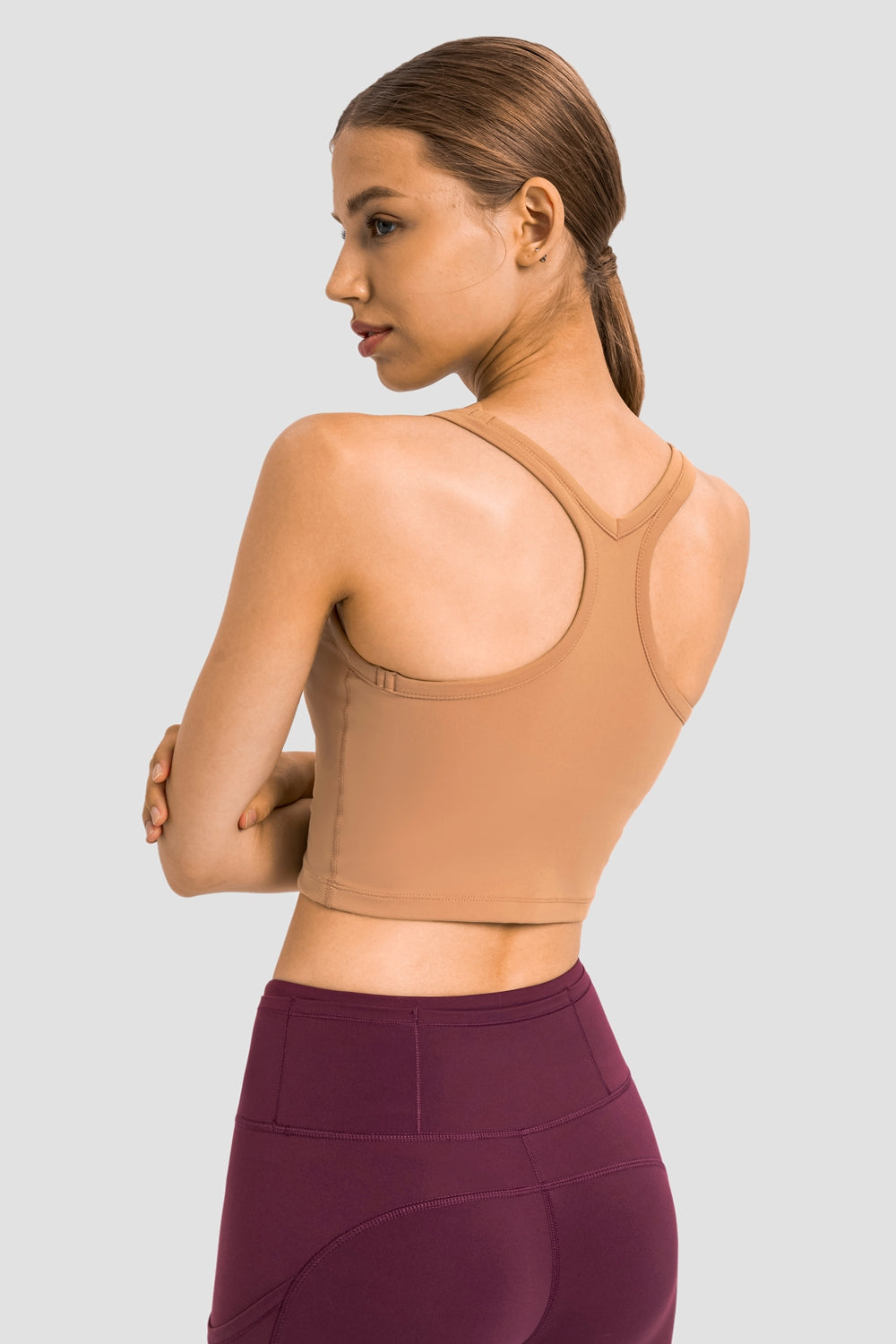 The Sky's The Limit Racer Back Top - Blush Pink